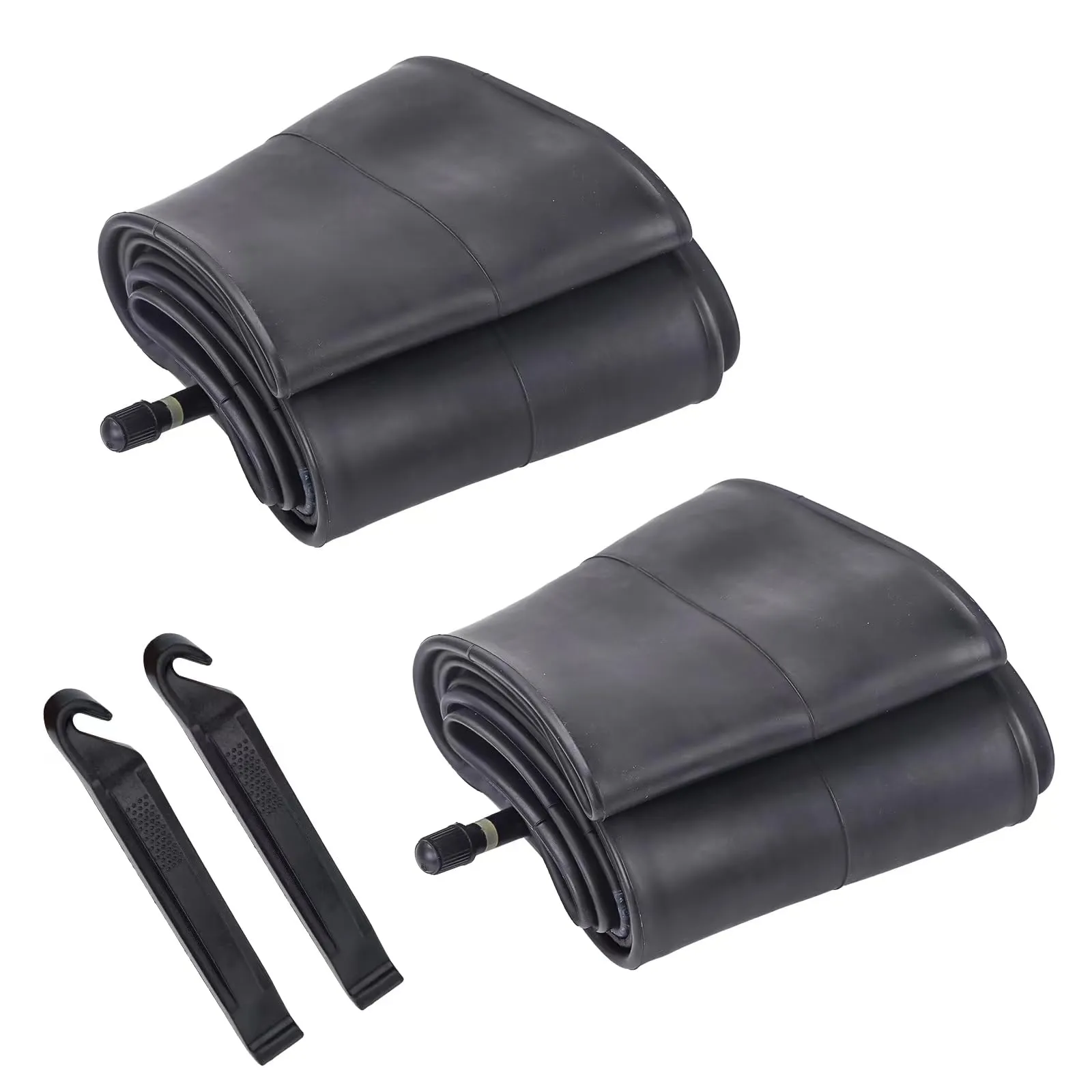 2 Pcs 20x4.0 Fat Bike Tube with AV 32mm Valve - Durable Butyl Rubber, Fits 20x3.8 to 20x4.5 Bikes