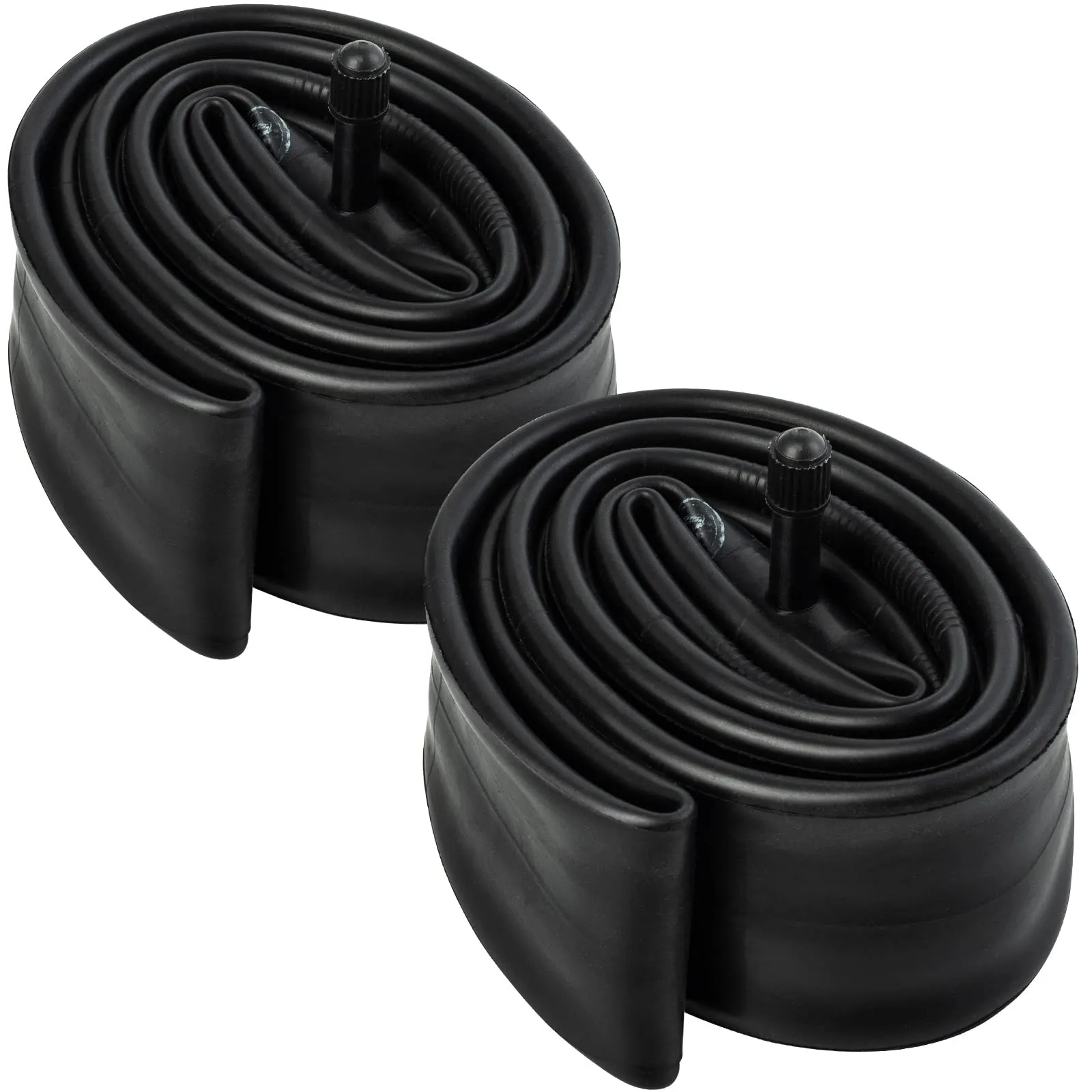 2 Pcs 24' Bike Tubes 24 x 2.125-2.4 with AV32mm Schrader Valve for Cruiser & Mountain Bikes