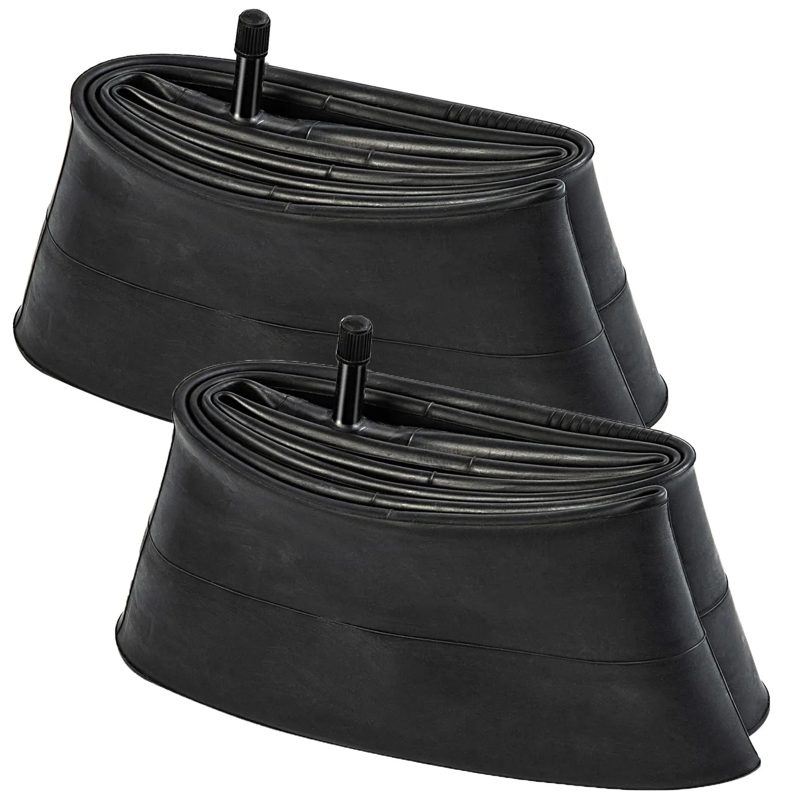 2 Pcs 27.5' Fat Tire Tubes 27.5 x 2.50/2.80/3.0 AV32mm Schrader Valve for Mountain and Road Bikes