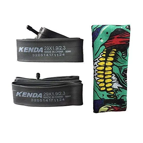 2 Pcs 29 Inch Bike Tubes 29x1.9/2.3 with Schrader Valve - Durable Butyl Rubber for Mountain Bikes