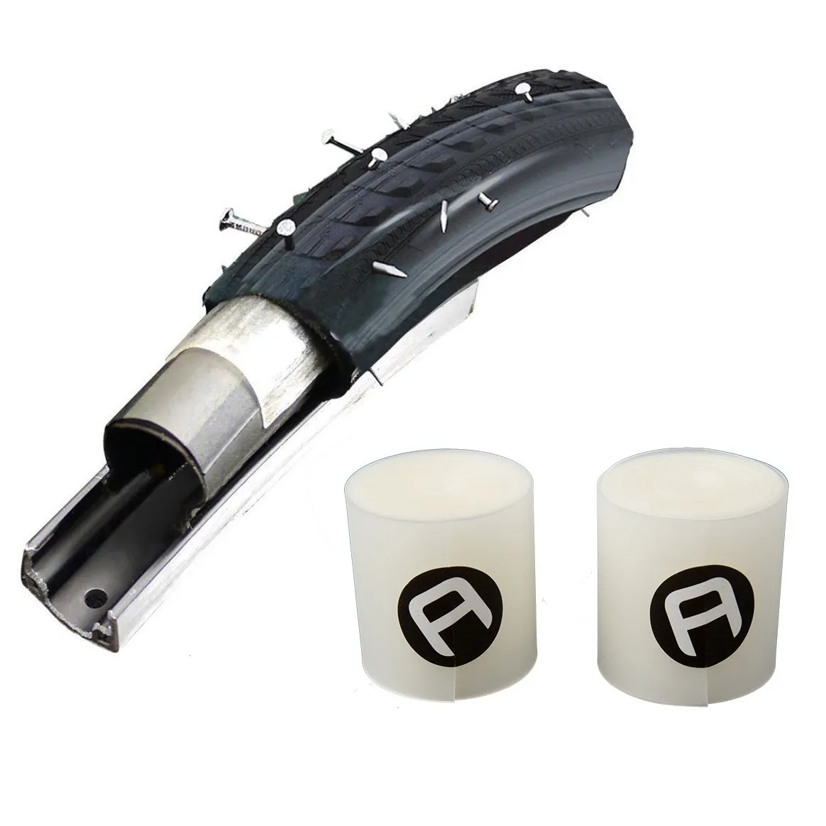 2 PCS Anti Puncture Bike Tire Liners for 26in, 27.5in, 29in MTB with Free Tire Levers