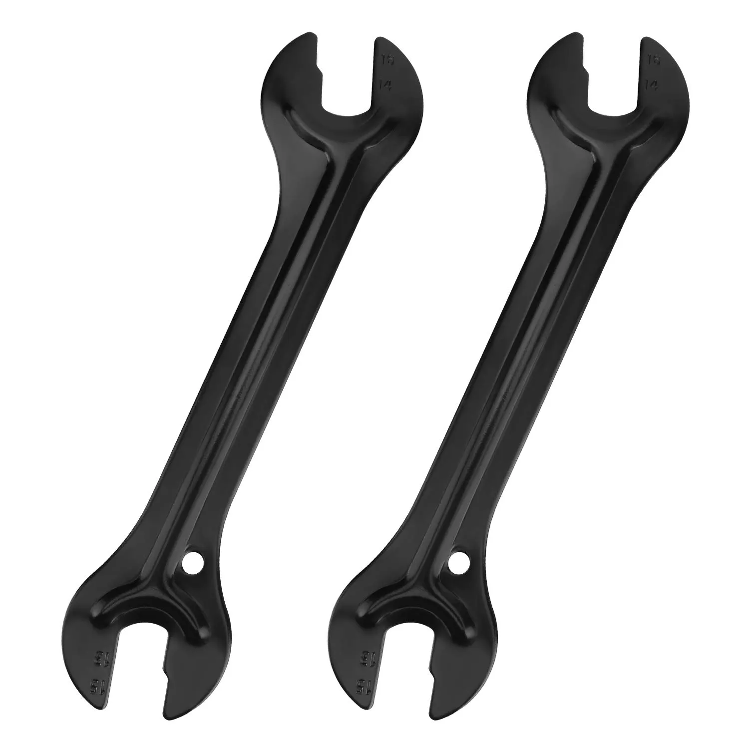 2 PCS Bicycle Cone Spanner Hub Wrench Set - Adjustable Pedal Wrench for Bicycle Wheels & Pedals