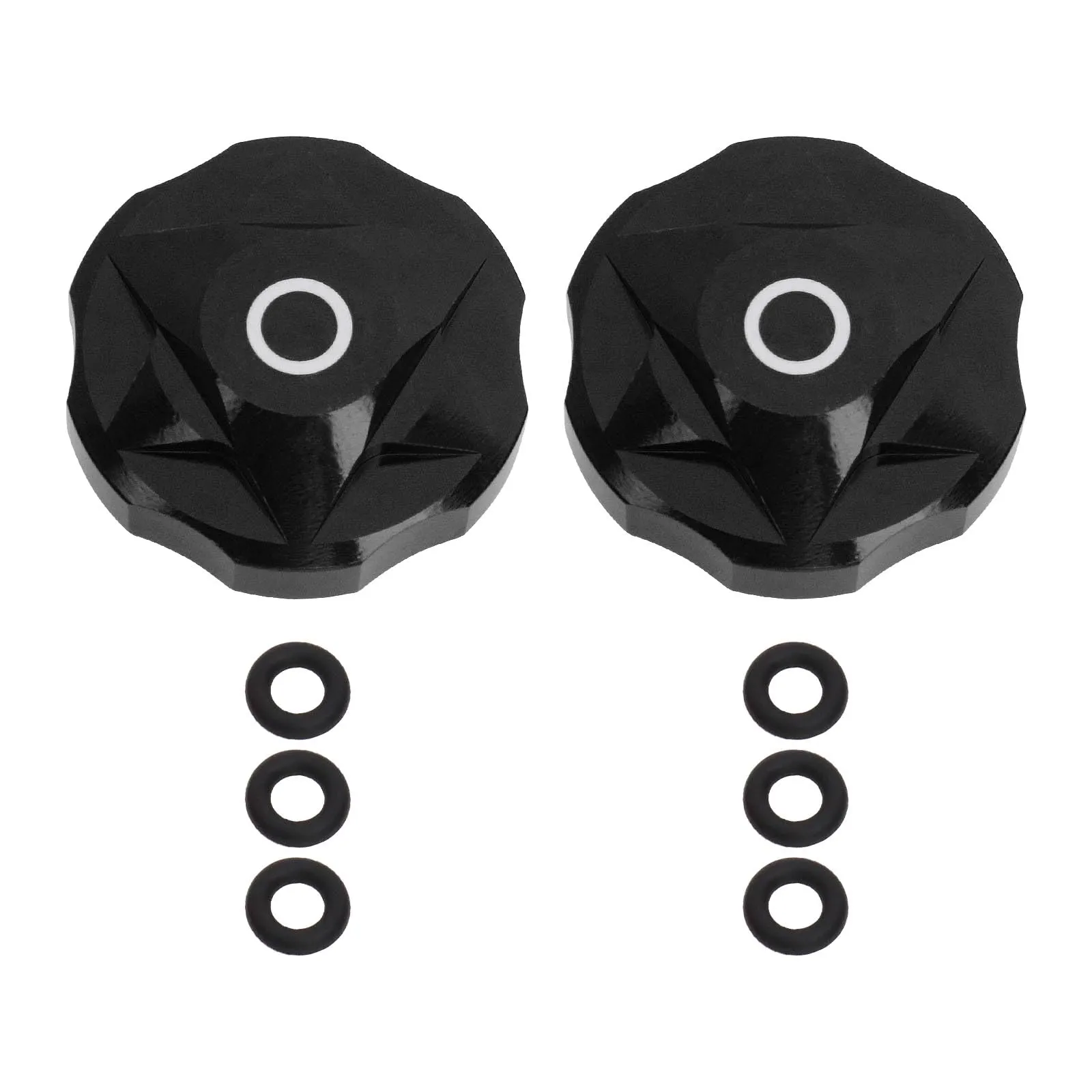 2PCS Aluminum Alloy Bicycle Front Fork Cap for Mountain & Road Bike Suspension - Durable & Protective