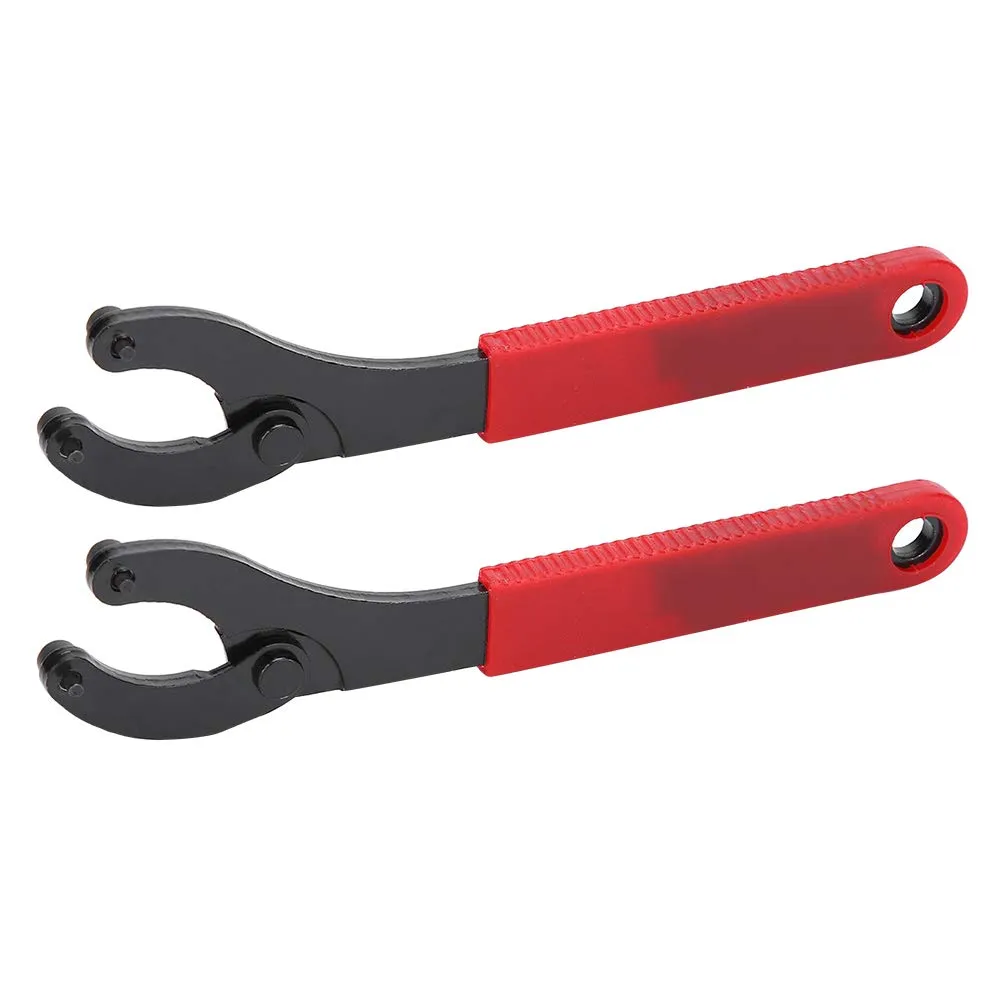 2Pcs Bicycle Center Shaft Removal Tool, Adjustable Wrench for Mountain Bike Bottom Bracket