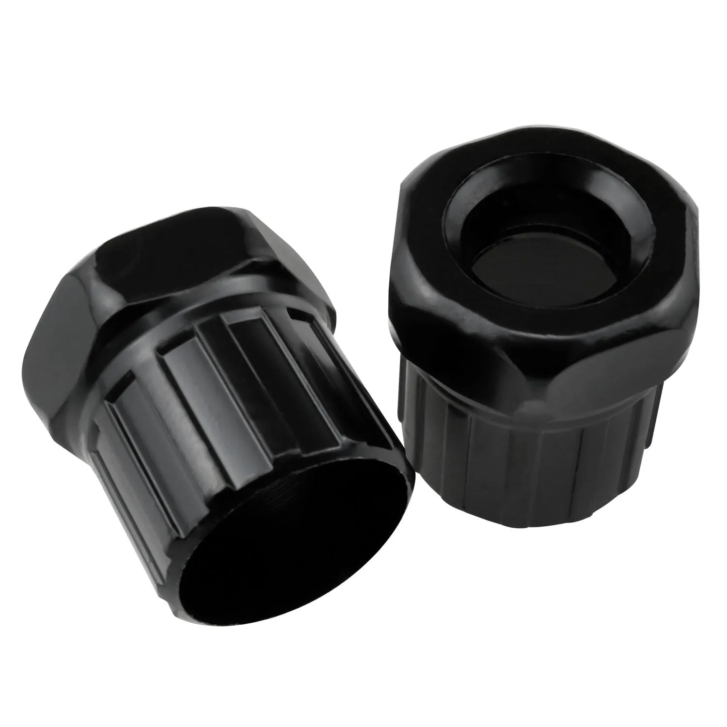2pcs Bike Flywheel Removal Tool - Durable Carbon Steel Clip-Lock Ring for Easy Maintenance (Black)