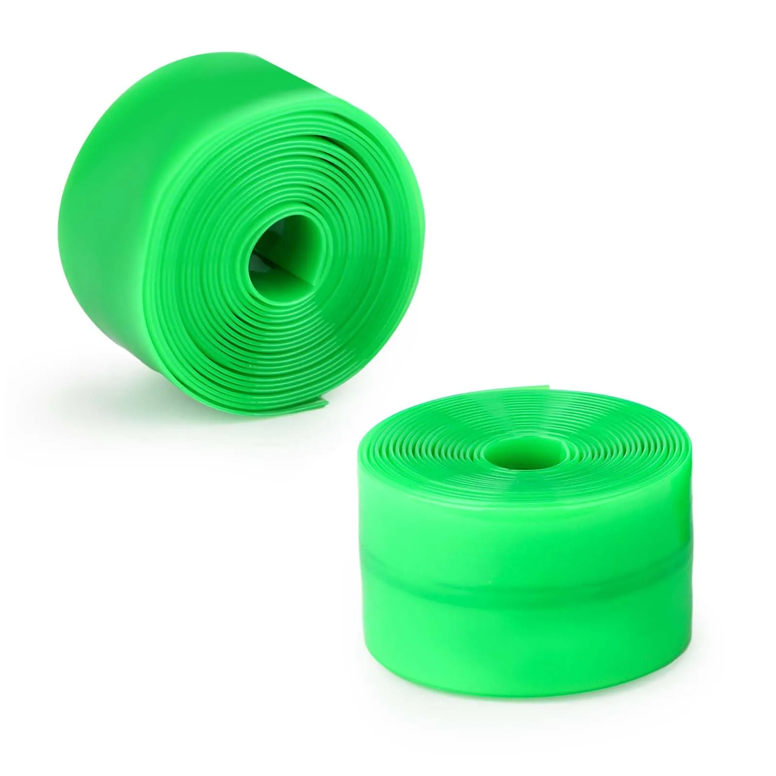 2pcs Bike Tire Liner Flat Protector for 12' to 29' Bicycles, Puncture-Resistant Green Rim Tape