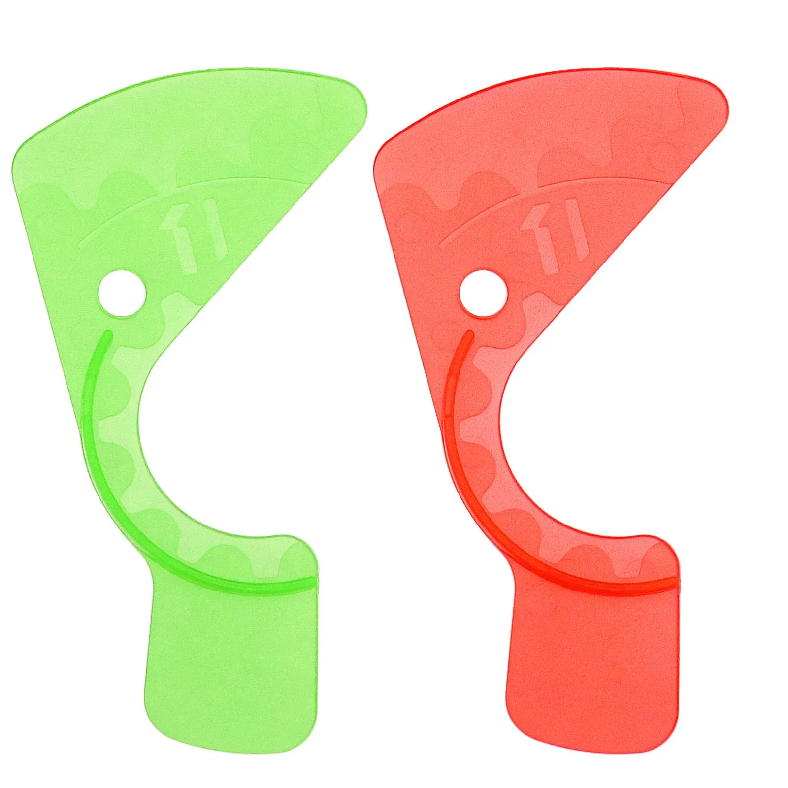 2pcs Chain Gaps Adjustment Gauge Tool for SRAM Eagle SX/NX/GX 12 Bicycles - Green Red