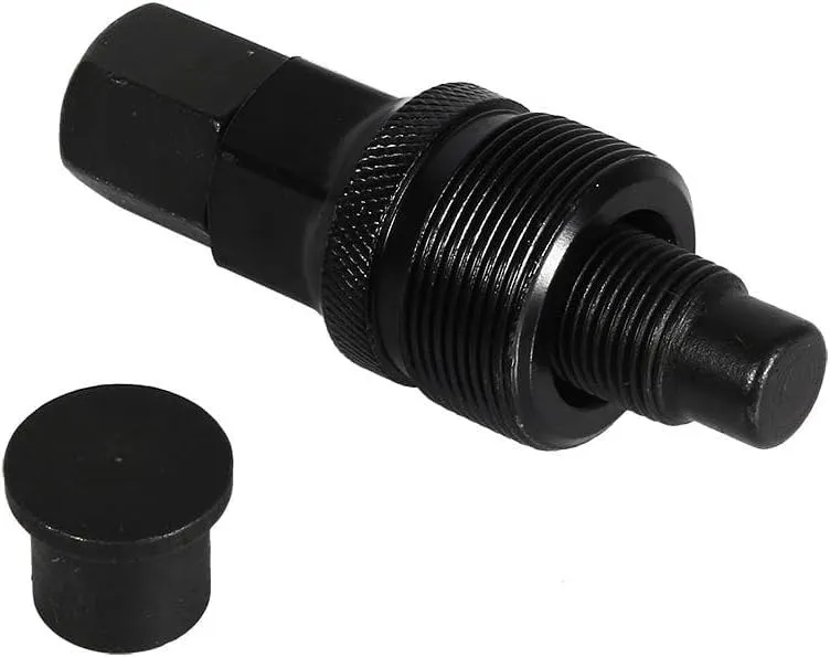 2Pcs Compact Bicycle Crank Remover Tool Set - Durable Carbon Steel Crank Puller for Bike Maintenance