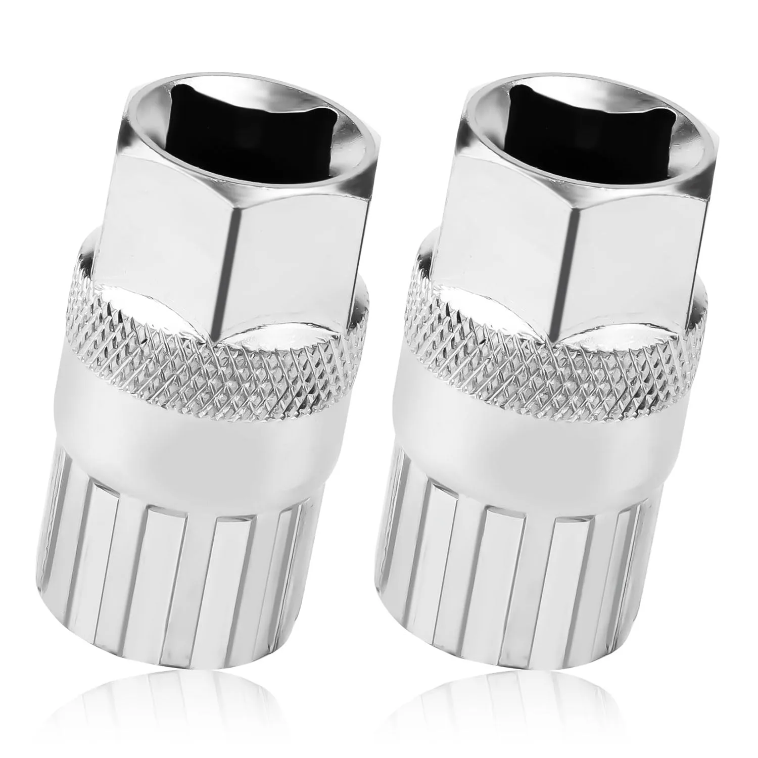 2pcs Steel Bike Freewheel Removal Tool for Shimano, DNP, Sun Race - Durable Lockring Tool Set