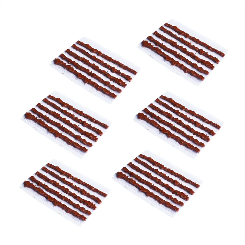 30 pcs Bike Tubeless Tire Repair Kit 1.5 mm Strips for Emergency Puncture Repair - Albedel