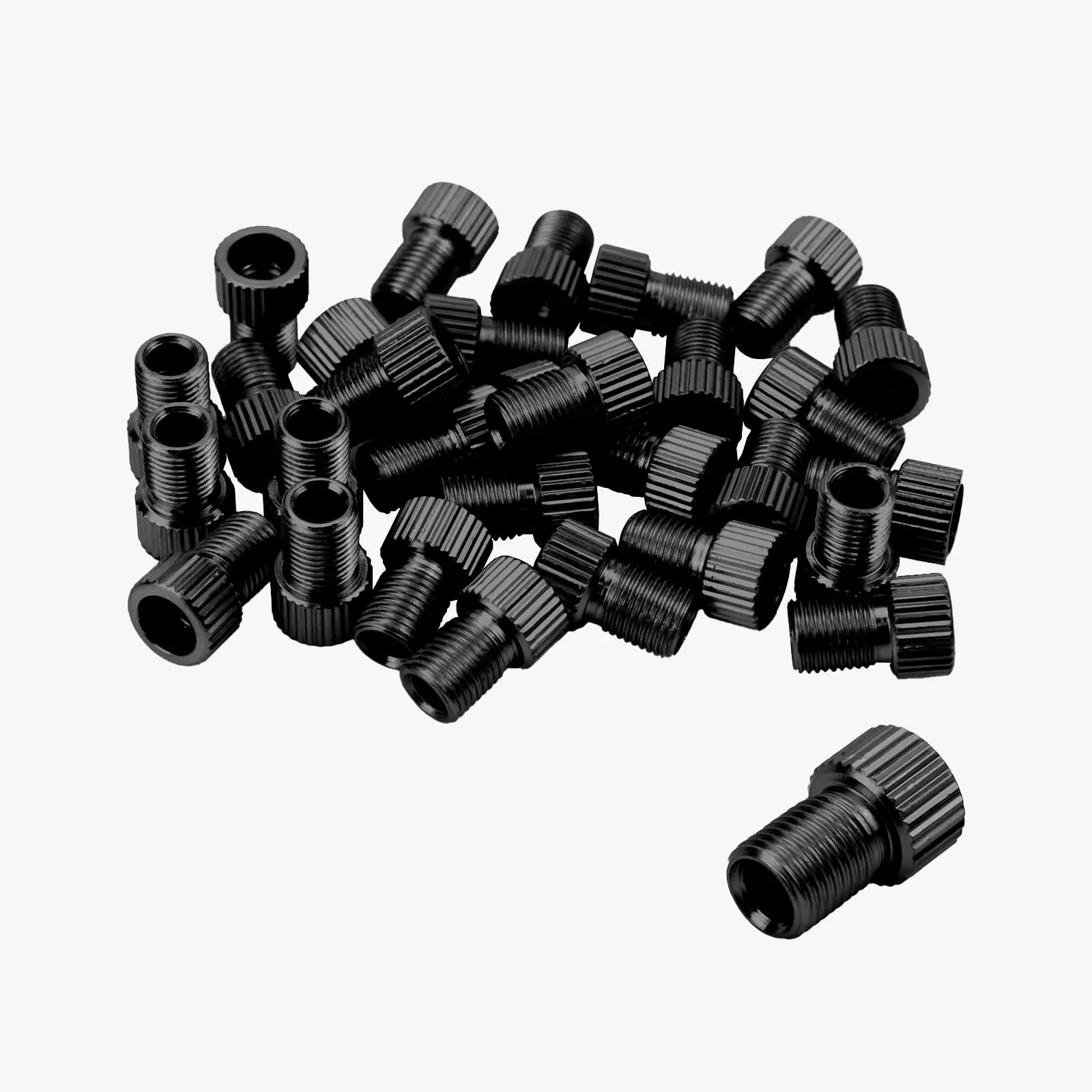30 Pcs Presta Valve Adapters - Aluminum Alloy Convert Presta to Schrader for Bike Pumps