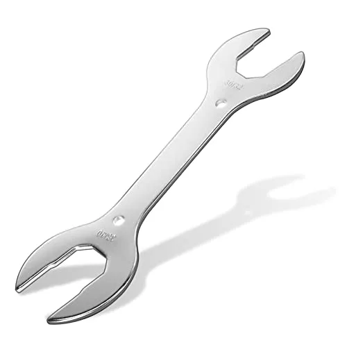 4-In-1 Cone Wrench 40mm Alloy Steel Universal Tool for Bicycle Repair - Compact & Durable