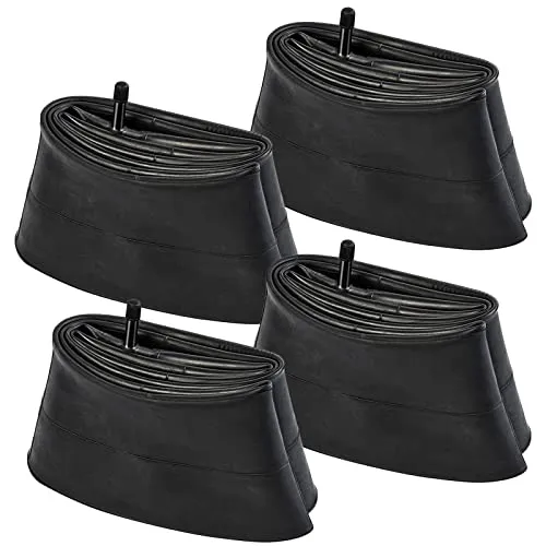 4-Pcs 20' Fat Bike Tubes Compatible with 20 x 3.5/4.0 E-Bike, Premium Butyl Rubber, 32mm Valve