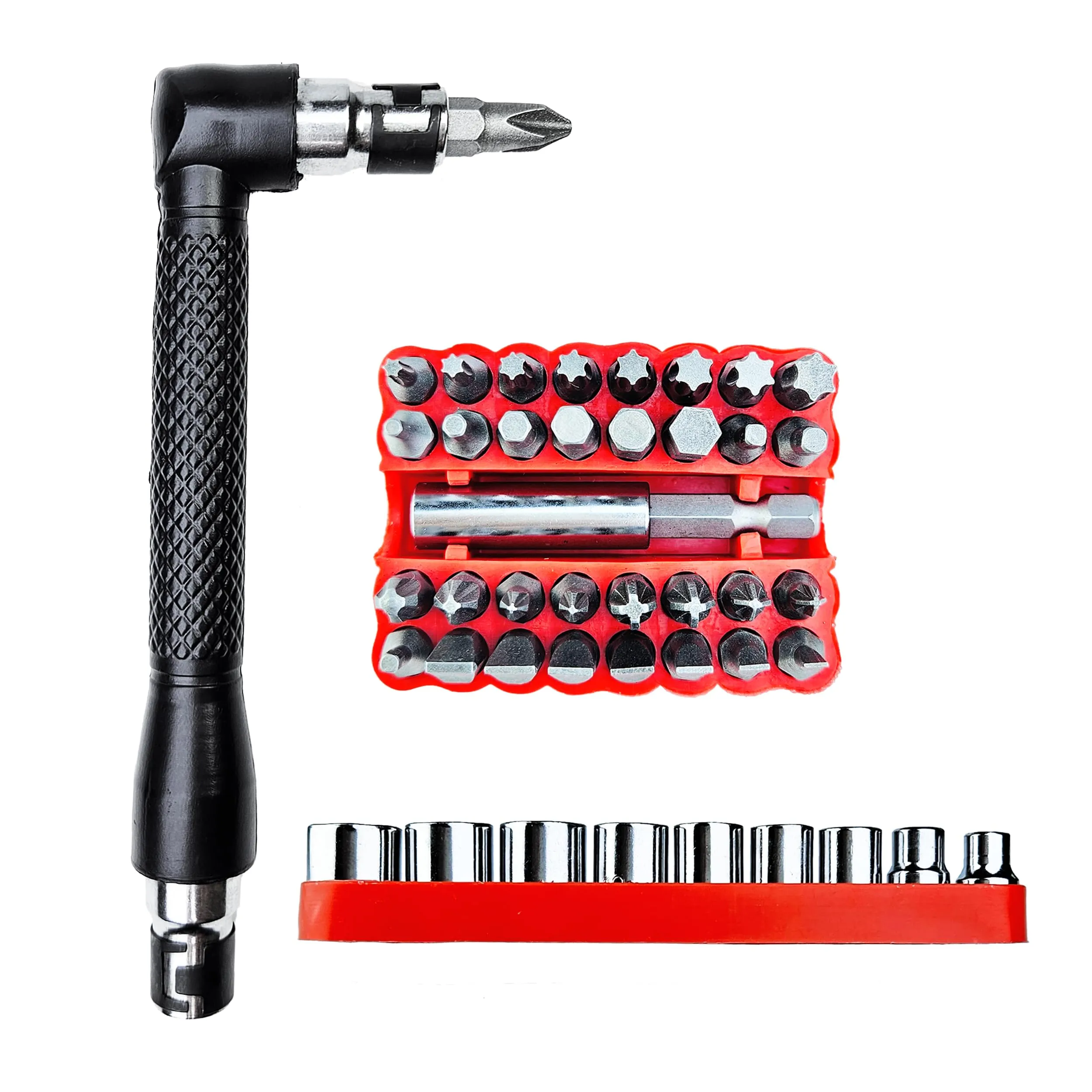 44-in-1 Bike Tool Kit, Mini Multitool with Screwdriver, Hex Key, Wrench Set for Road & Mountain Bikes