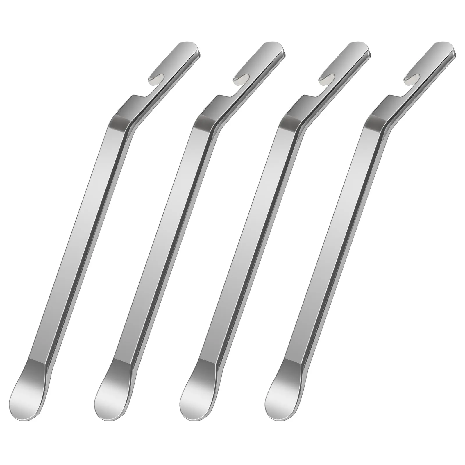 4 PCS Stainless Steel Bike Tire Levers for Easy Tire Changes - Portable Repair Tool Kit