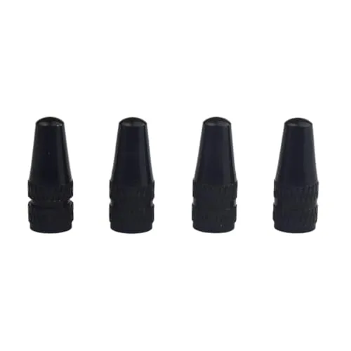 4pcs Mountain & Road Bike Tire Valve Caps - Durable Aluminum Alloy Dust Covers for All Bikes