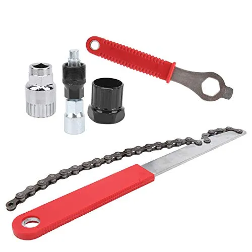 5Pcs Bike Maintenance Tool Kit - Carbon Steel Cycling Repair Set for All Bike Types