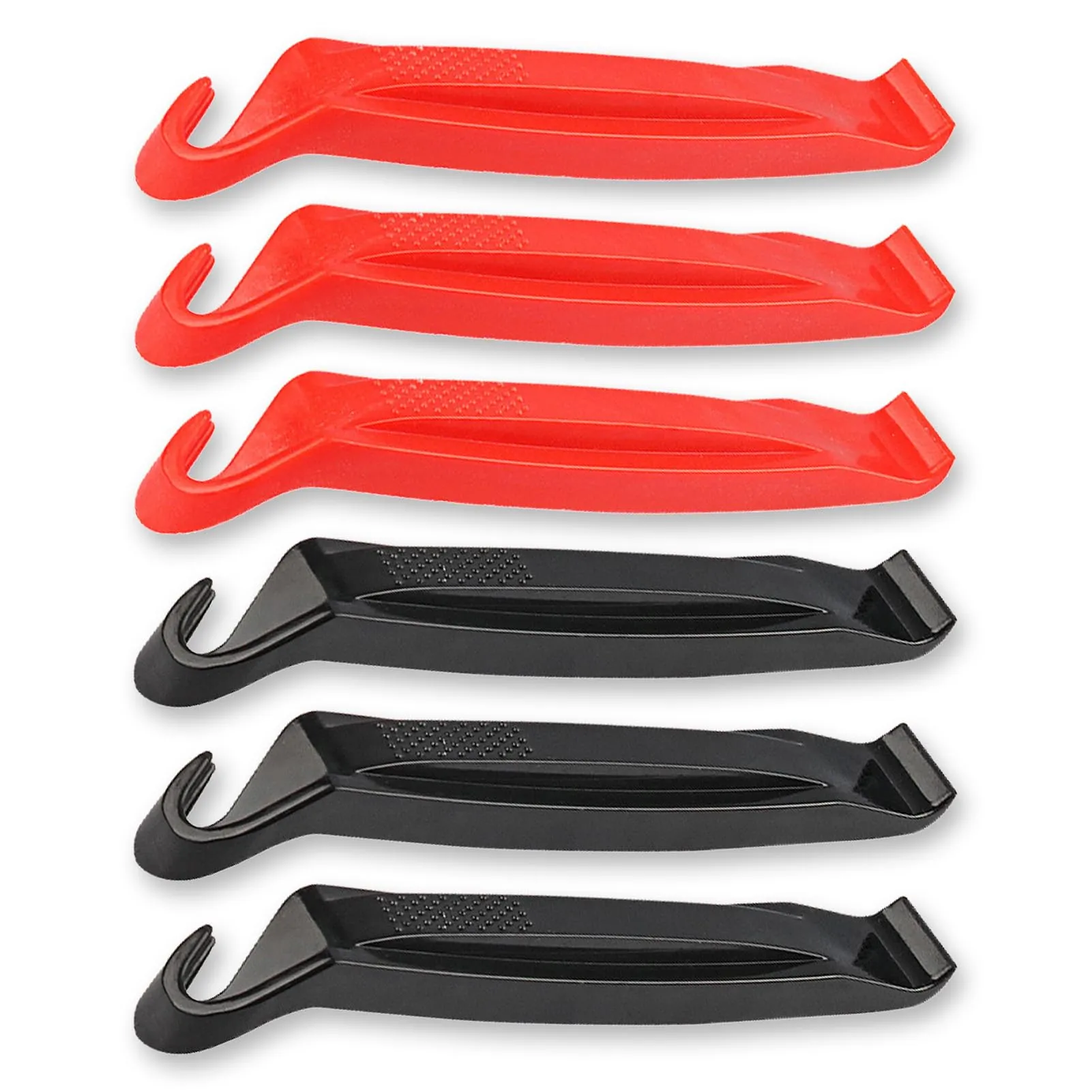 6 Pack Bike Tire Repair Kit - Strong Levers for Road & Mountain Bike Tire Removal