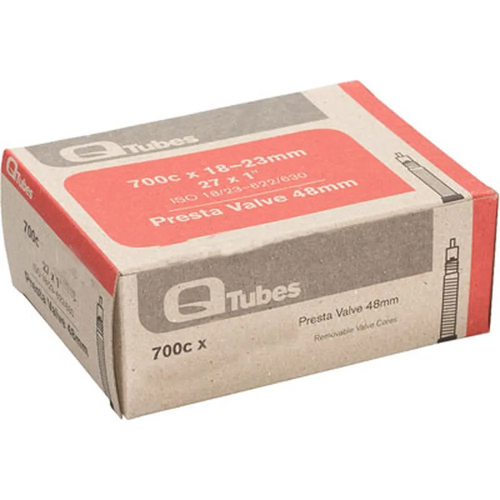 700c x 28-32mm QBP Presta Valve Tube - Lightweight 129g, Ideal for Road and Hybrid Bikes
