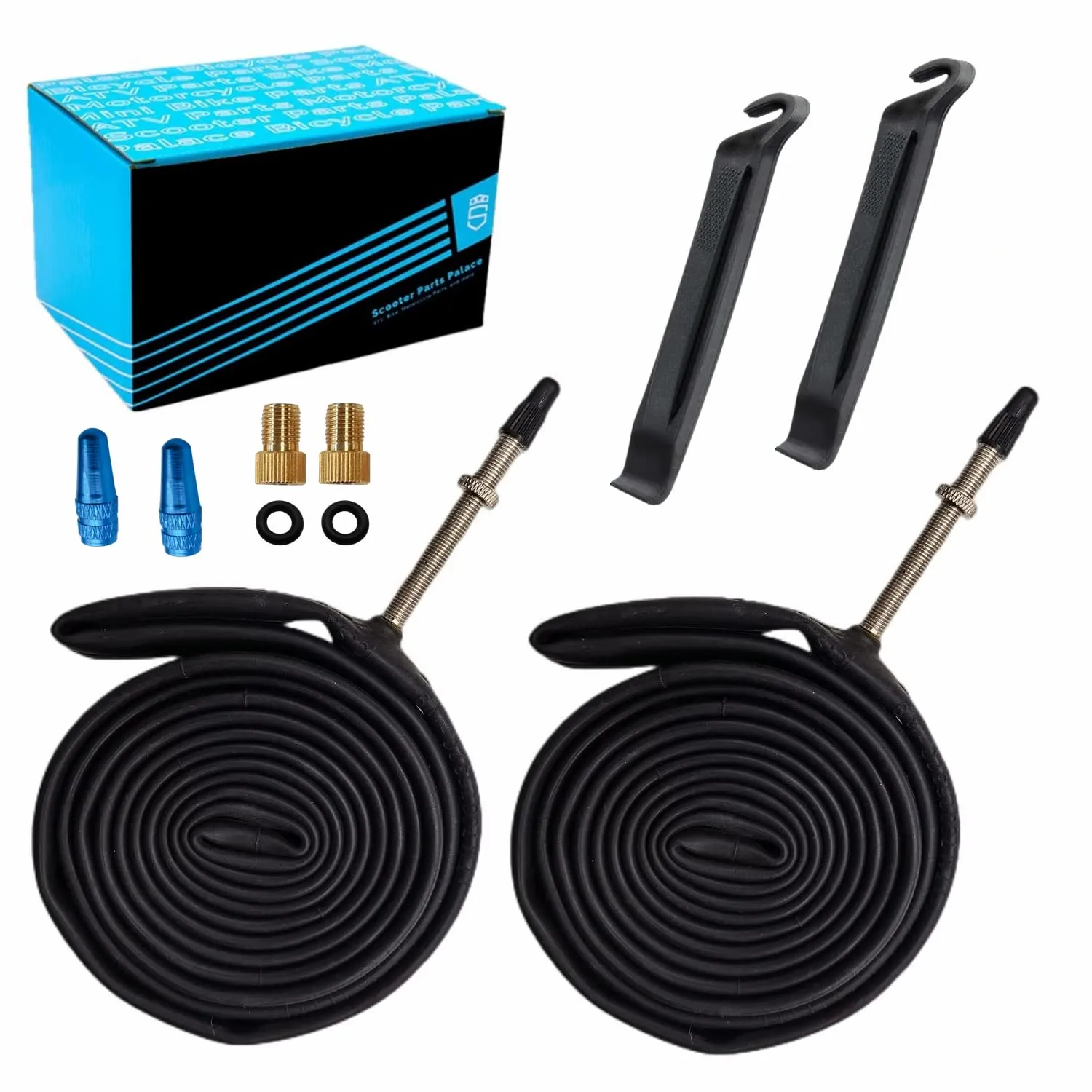 700x25c/28c/32c Bicycle Tube with 60mm Presta Valve - Thorn Resistant for Road Bike Comfort