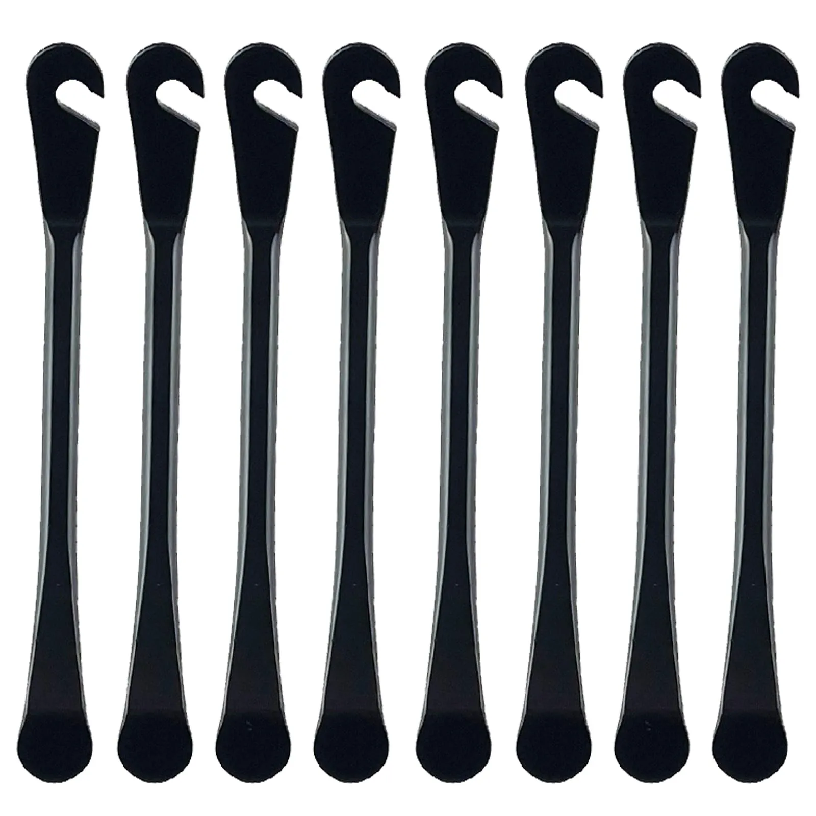 8-Pack Steel Bike Tire Levers, 11cm Durable Tyre Spoon Tool for Easy Bicycle Tire Repair