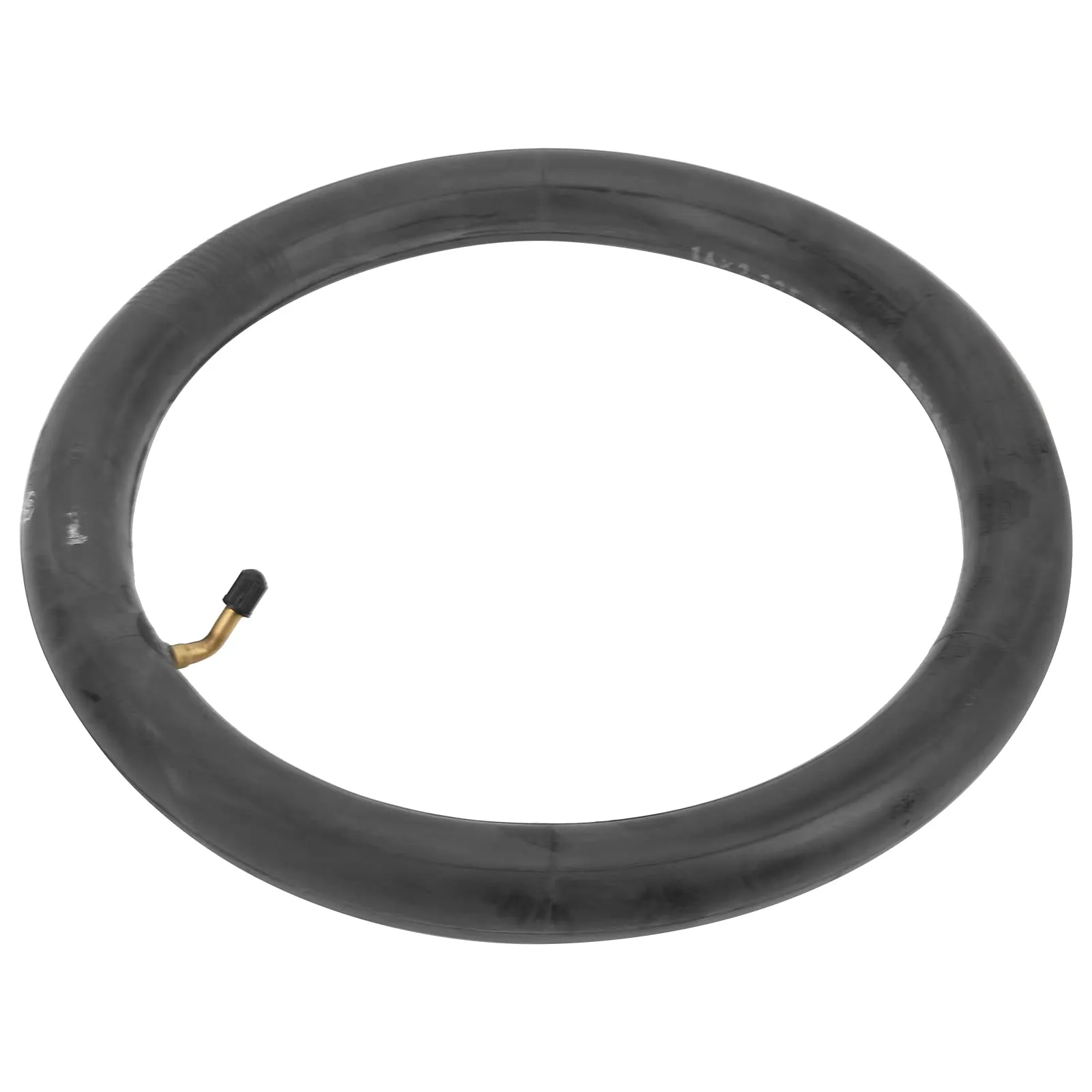 Acouto 14x2.125 Inner Tube with Bent Angle Valve for Electric Bikes - Durable Rubber Material