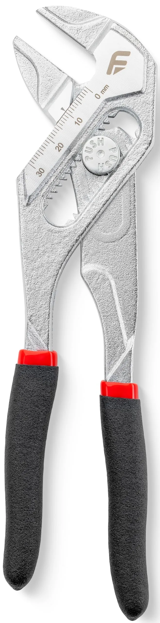 Adjustable 7-Inch Pliers Wrench, Parallel Jaw with Rubber Grip, Fits Nuts Up to 1-1/4 Inch