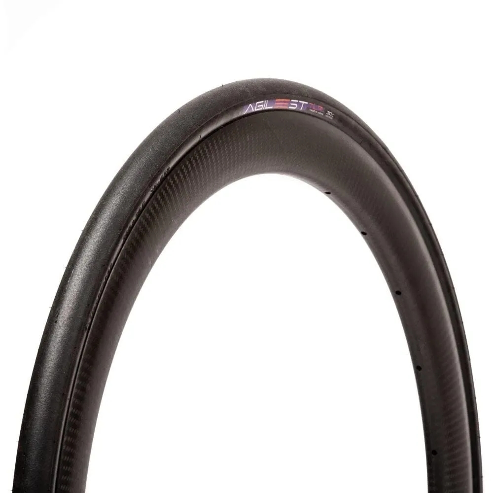 Agilest TLR Folding Road Tires 700x25C Black/Black - Tubeless Ready with Advanced Protection
