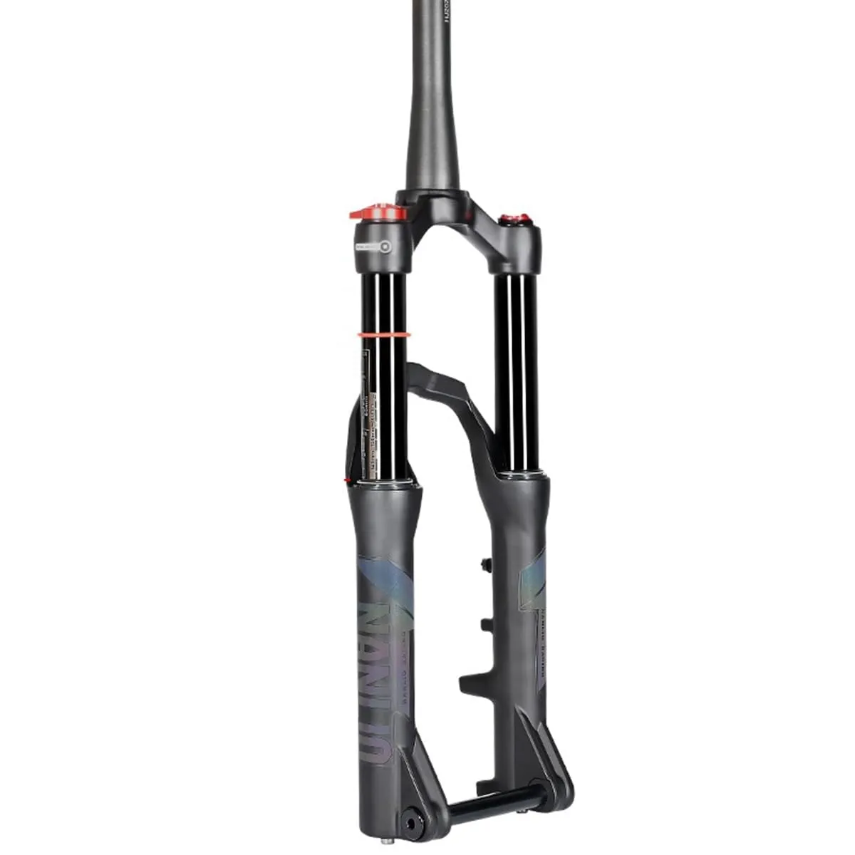 Air Shock Suspension Fork 20/24 Inch Tapered Steerer 120mm Travel Disc Brake Thru Axle