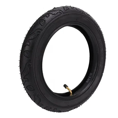 Akozon Premium 12x2.125 Children's Bike Tires - Durable Rubber, Excellent Damping, Optimal Air Pressure