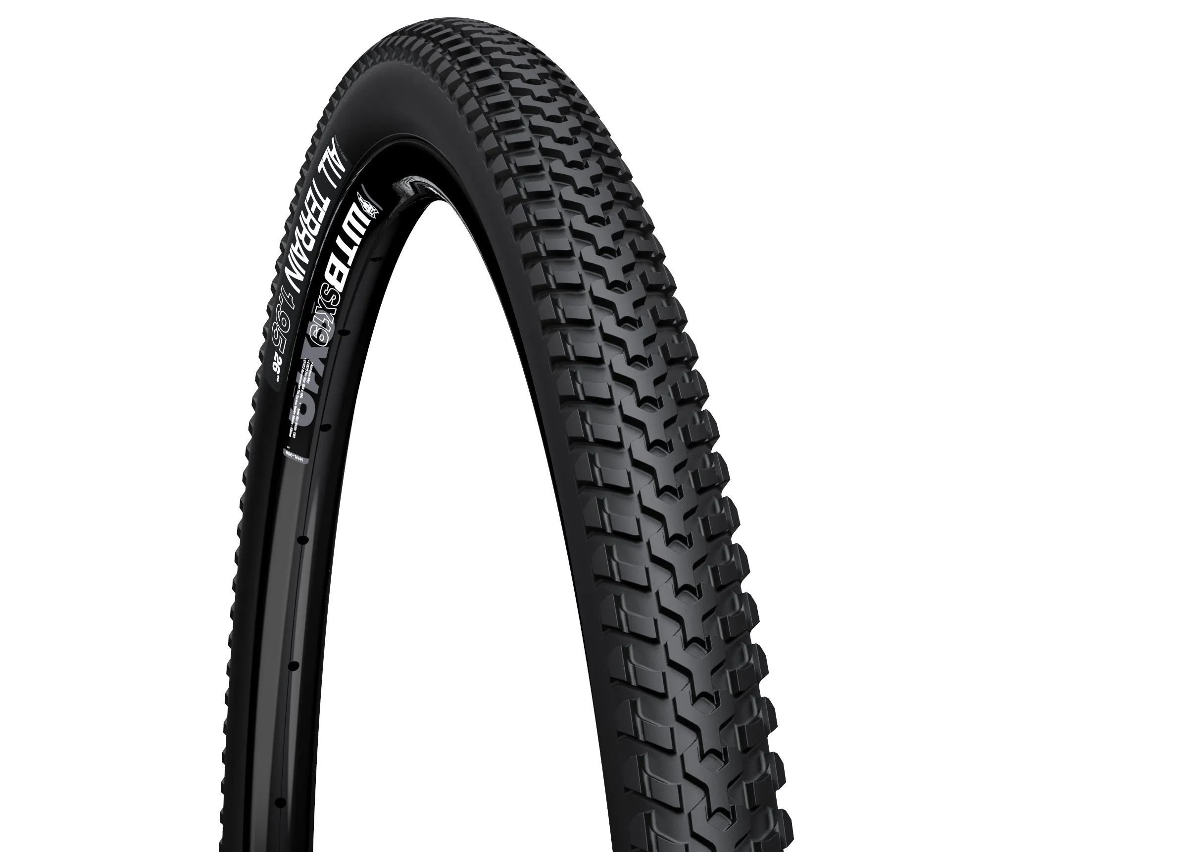 All Terrain 1.95 26' Comp Tire - Black, Ideal for Touring, Off-Road, and Commuting