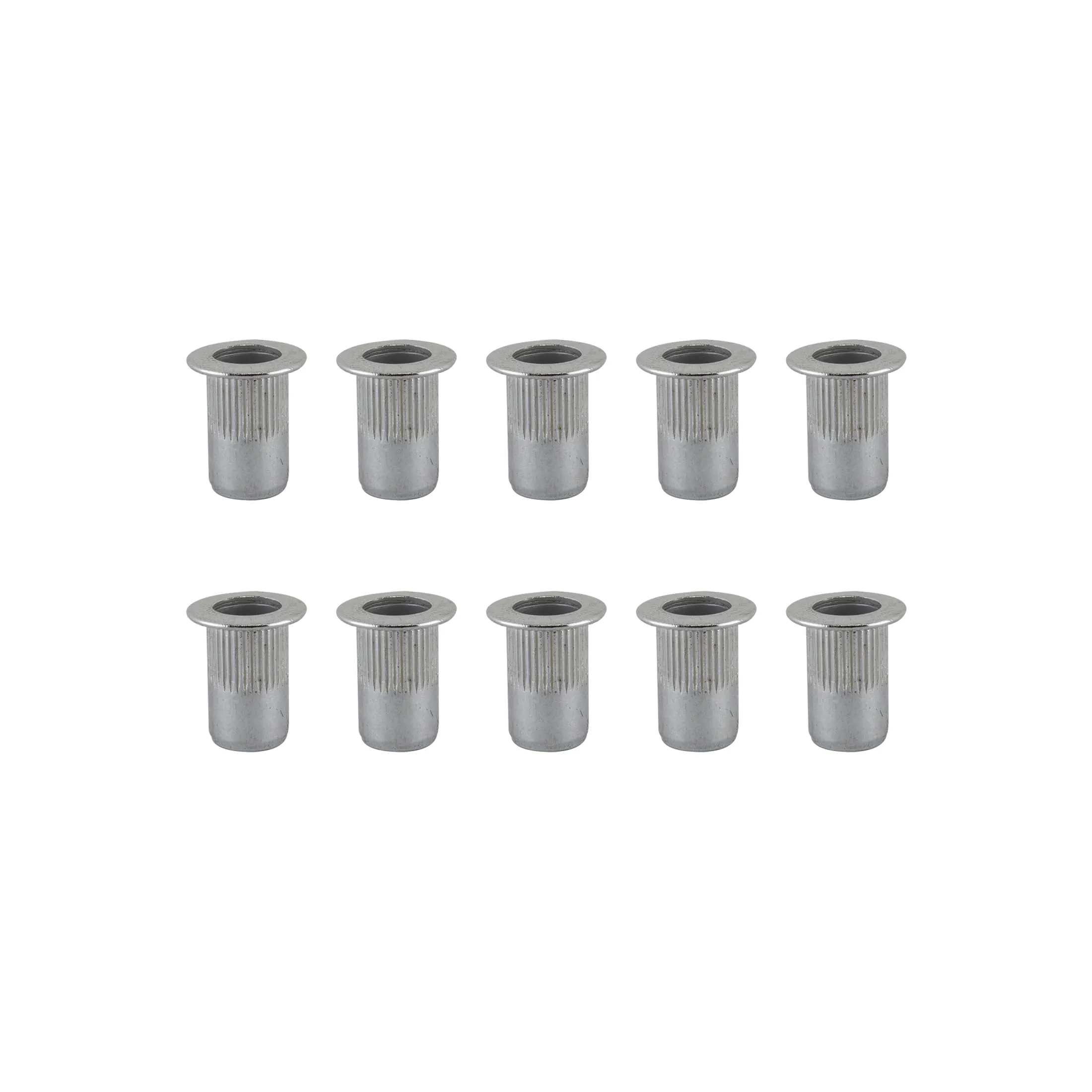 Alloy Rivnut Tool Insert M5 x 12mm - Pack of 10 - Durable Inserts for Cage & Rack Mounting