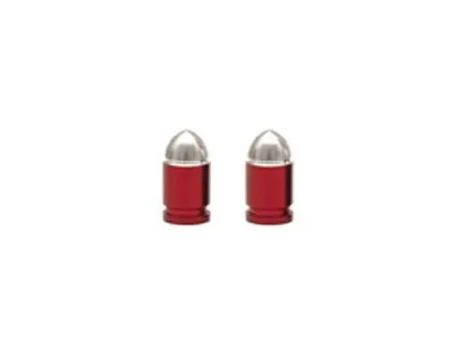 Alta Bullet Presta Bike Valve Caps - Colorful Decorative Pair for Enhanced Bicycle Style