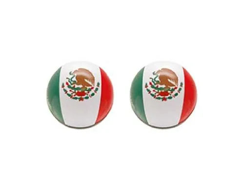 Alta Flags Schrader Bike Valve Caps Pair - Decorative Bike Accessories in Multiple Styles