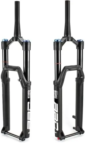Aluminum Alloy 1-1/2' Conical Tube MTB Bicycle Fork 15x110mm Manual Locking Axle for Mountain Bikes
