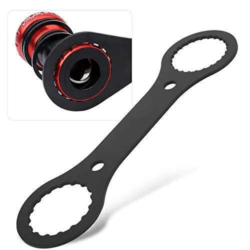 Aluminum Alloy Bottom Bracket Wrench - Hollow Crankset Tool for Mountain & Road Bikes