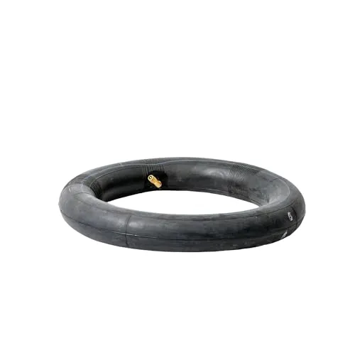 AlveyTech Black 12-1/2' x 2-1/4' Scooter Inner Tube with 45° Valve Stem - Durable Replacement Accessory