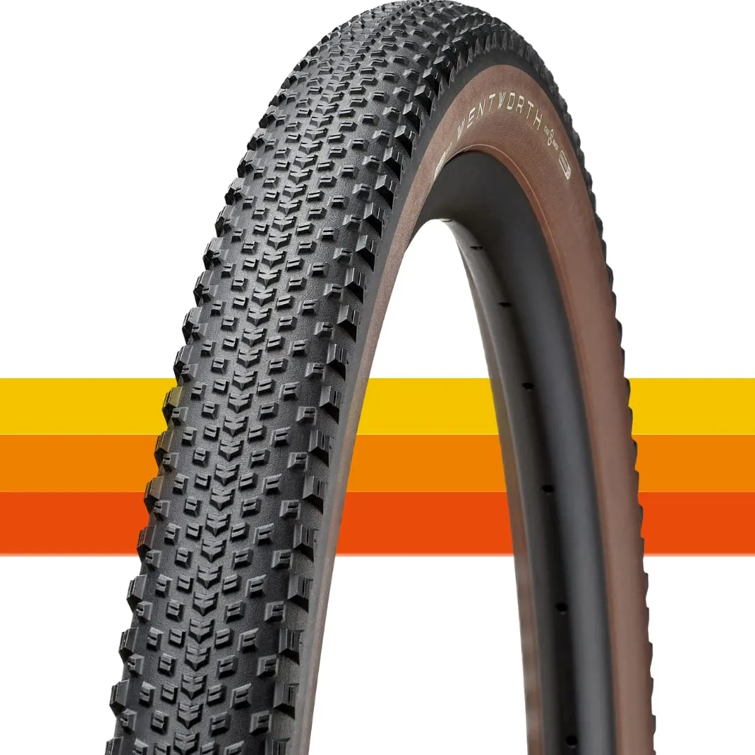 AMERICAN CLASSIC Wentworth Gravel Bike Tire - 700x40c, 700x50c, 650bx47 - Aggressive Tread & Tubeless Ready