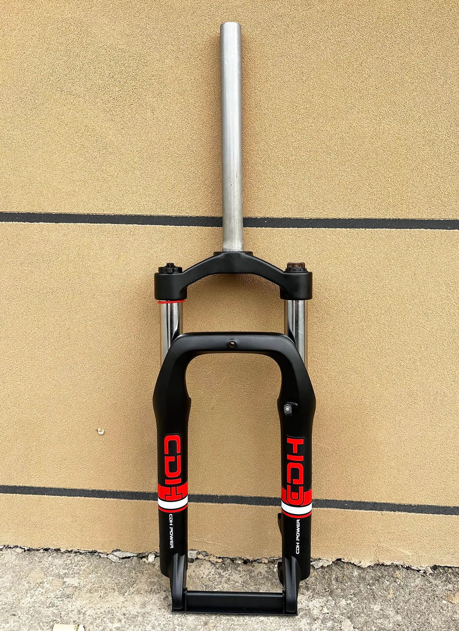 AUTES 20' 4.0' Fat Tire Electric Bike Suspension Fork, Manual Lockout, 135mm Hub, 9mm QR