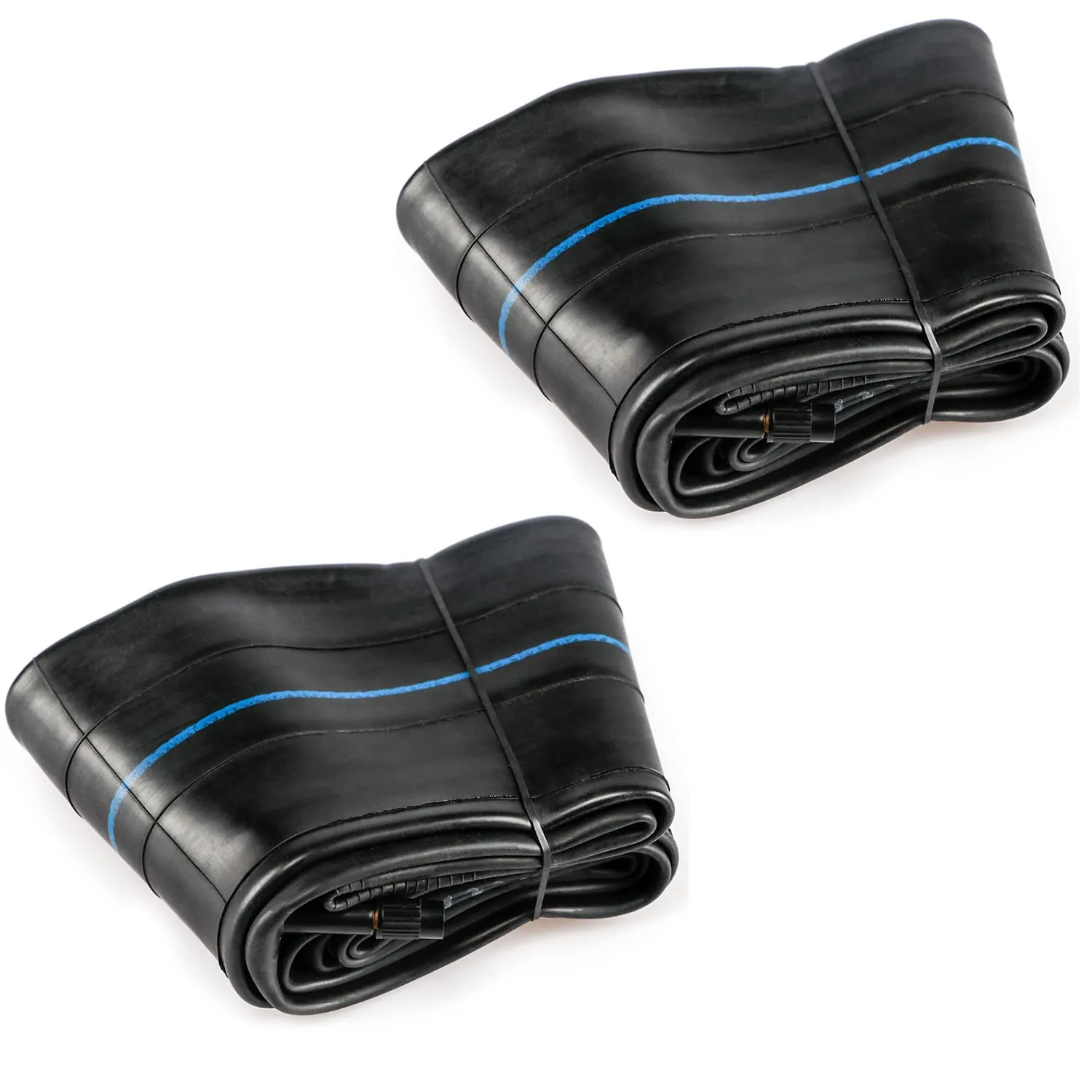 AVASTA 2-Pack Fat Tire Tubes 20'/24'/26' x 4.0 with 32mm Schrader & Presta Valves for Easy Installation