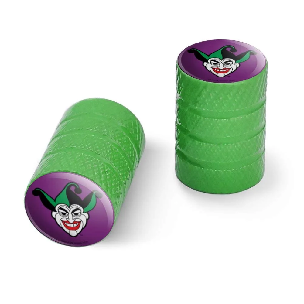 Batman Joker Symbol Aluminum Valve Stem Caps for Motorcycle & Bicycle - High-Quality Design