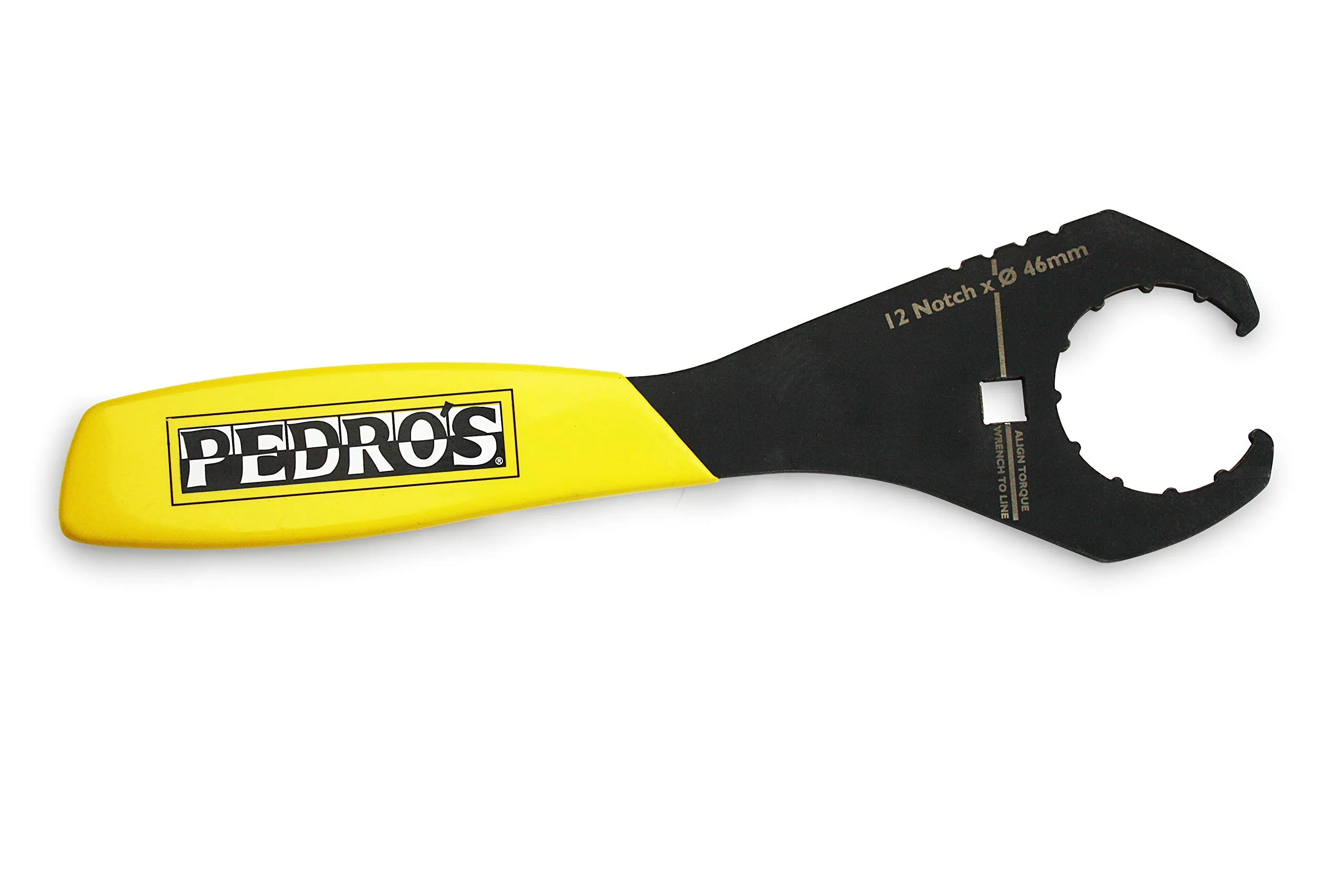 BB Wrench BSA30 12x46mm - Unisex-Adult Tool in Black/Yellow, 12-Notch Precision Design