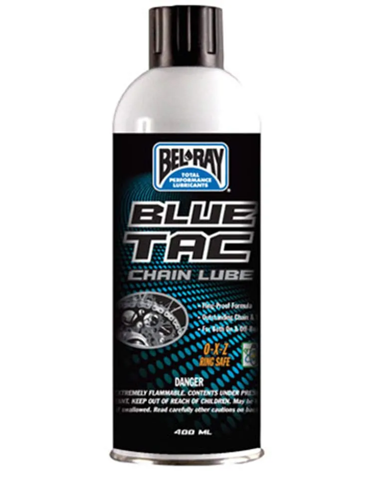Bel Ray Lubricants BLUE TAC CHAIN LUBE 400ML - Long-Lasting Protection for Motorcycle & ATV Chains