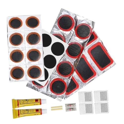 BESPORTBLE Inner Tube Repair Kit for Bikes - Quick, Cost-Effective, Self-Adhesive Patches