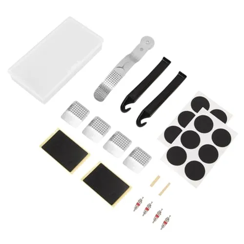 BESPORTBLE Tire Repair Patch Kit for Mountain Bikes - Durable, Lightweight, Convenient Tool Set