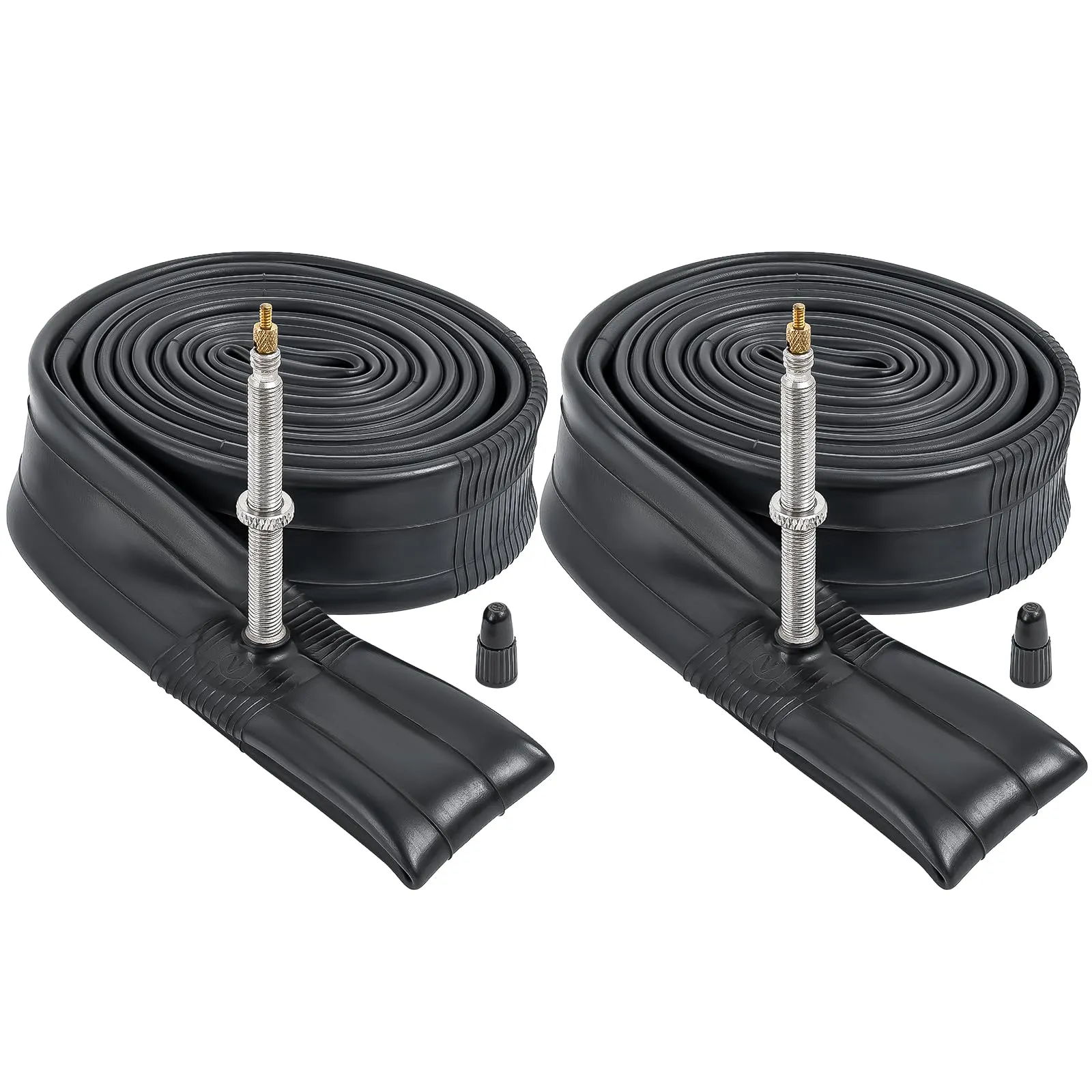 BiAnYC 2-PCS 700C Bike Tubes 700x25/32C FV60mm Presta Valve Butyl Rubber for Smooth Ride