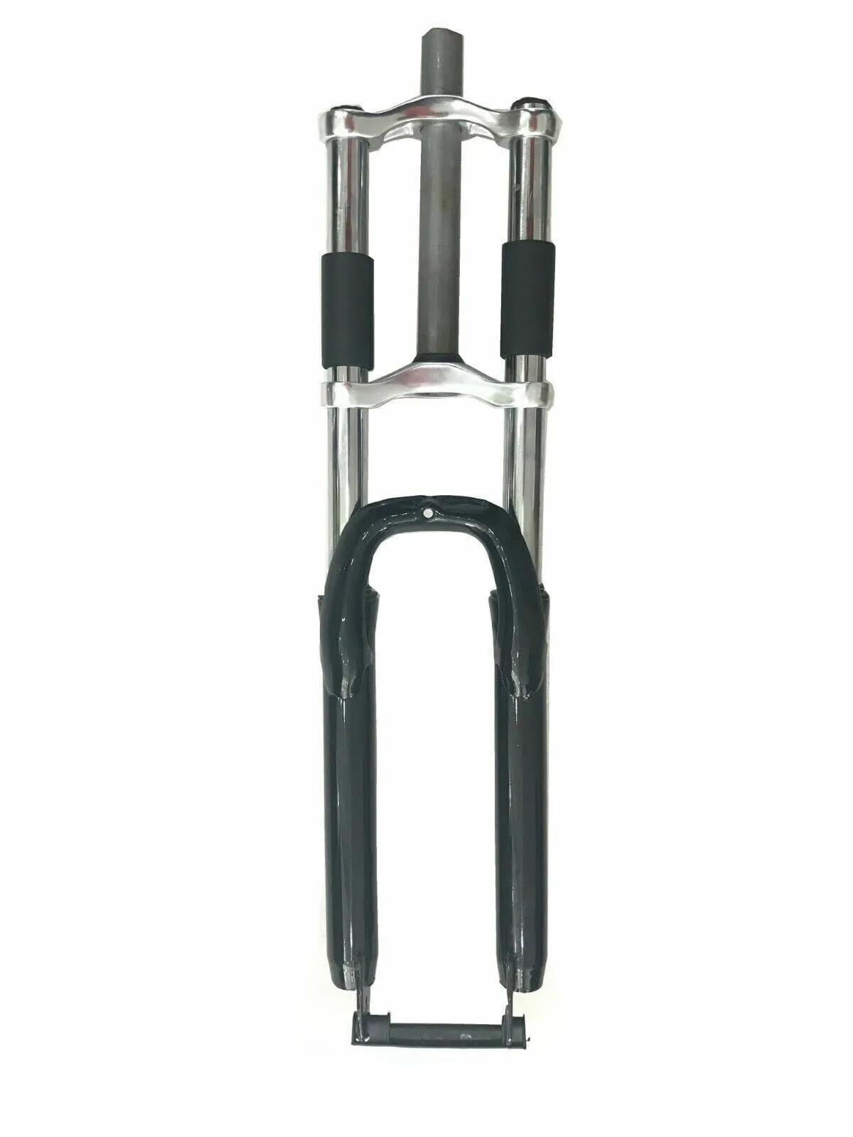 Bicycle Black Fork 26' Triple Tree Suspension Fork for Gas Motorized Bikes - Durable & Reliable