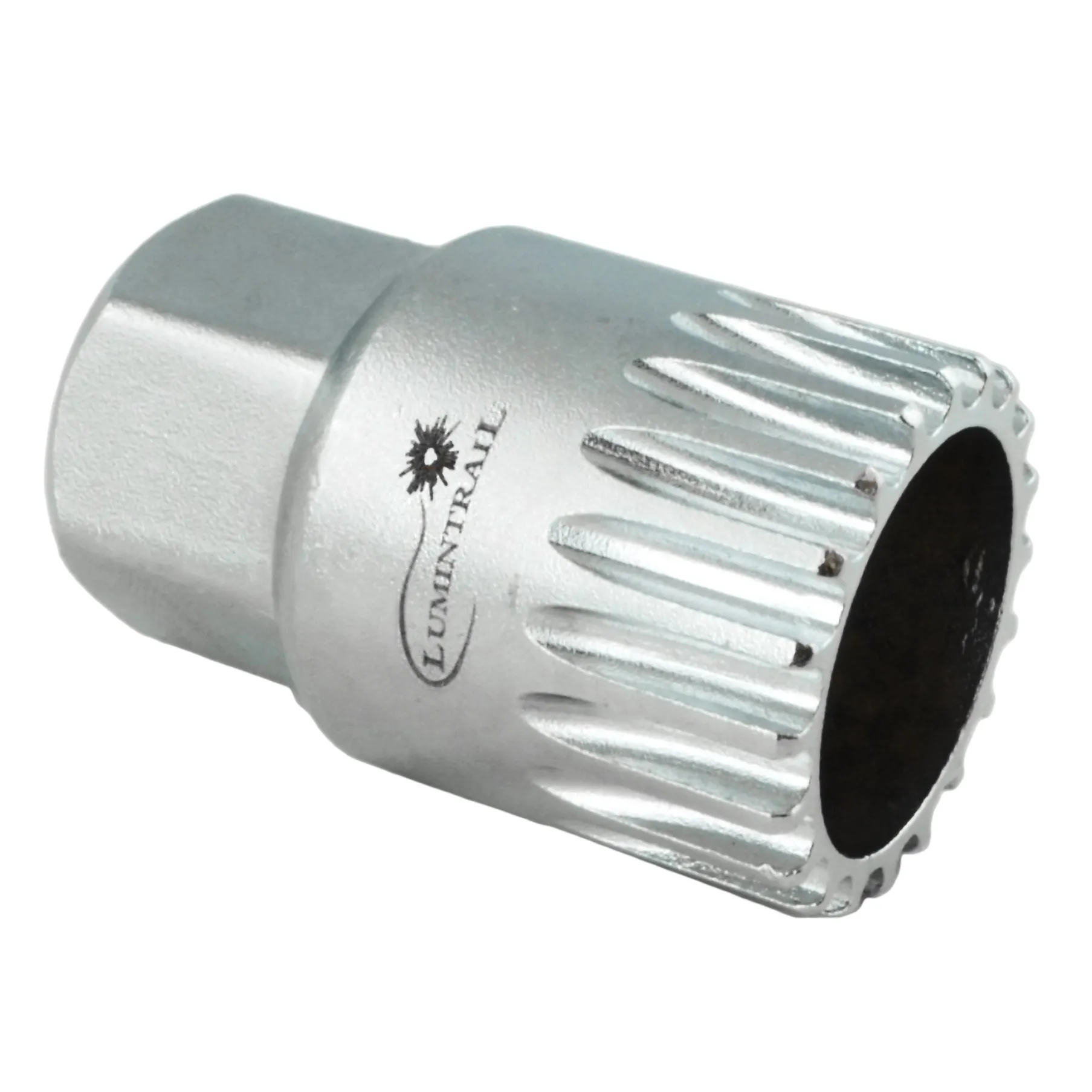 Bicycle Bottom Bracket Removal Tool for Shimano and ISIS Spline - Strong Cast Steel Construction