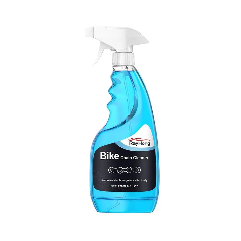 Bicycle Chain Cleaner 120ml Spray - Efficient Degreaser for Bikes, Anti-Rust Protection, All Types