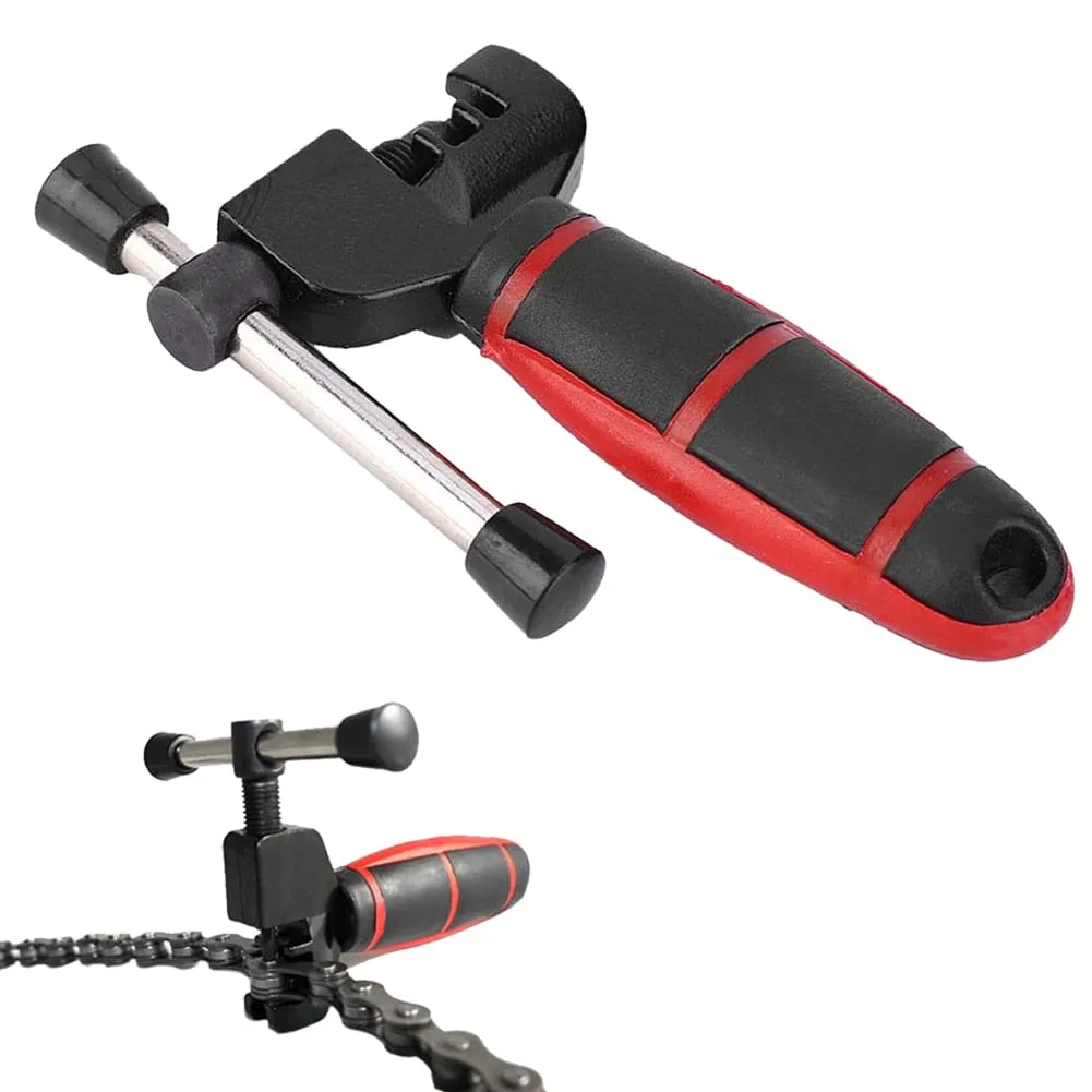 Bicycle Chain Removal Tool for 6-10 Speed Bikes - Durable Carbon Steel Chain Breaker